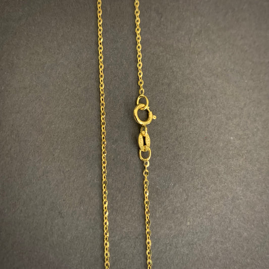 Cadena Aro Seguido 1.57gr / 50cm / 1.27mm Oro Amarillo L750 +1 18K