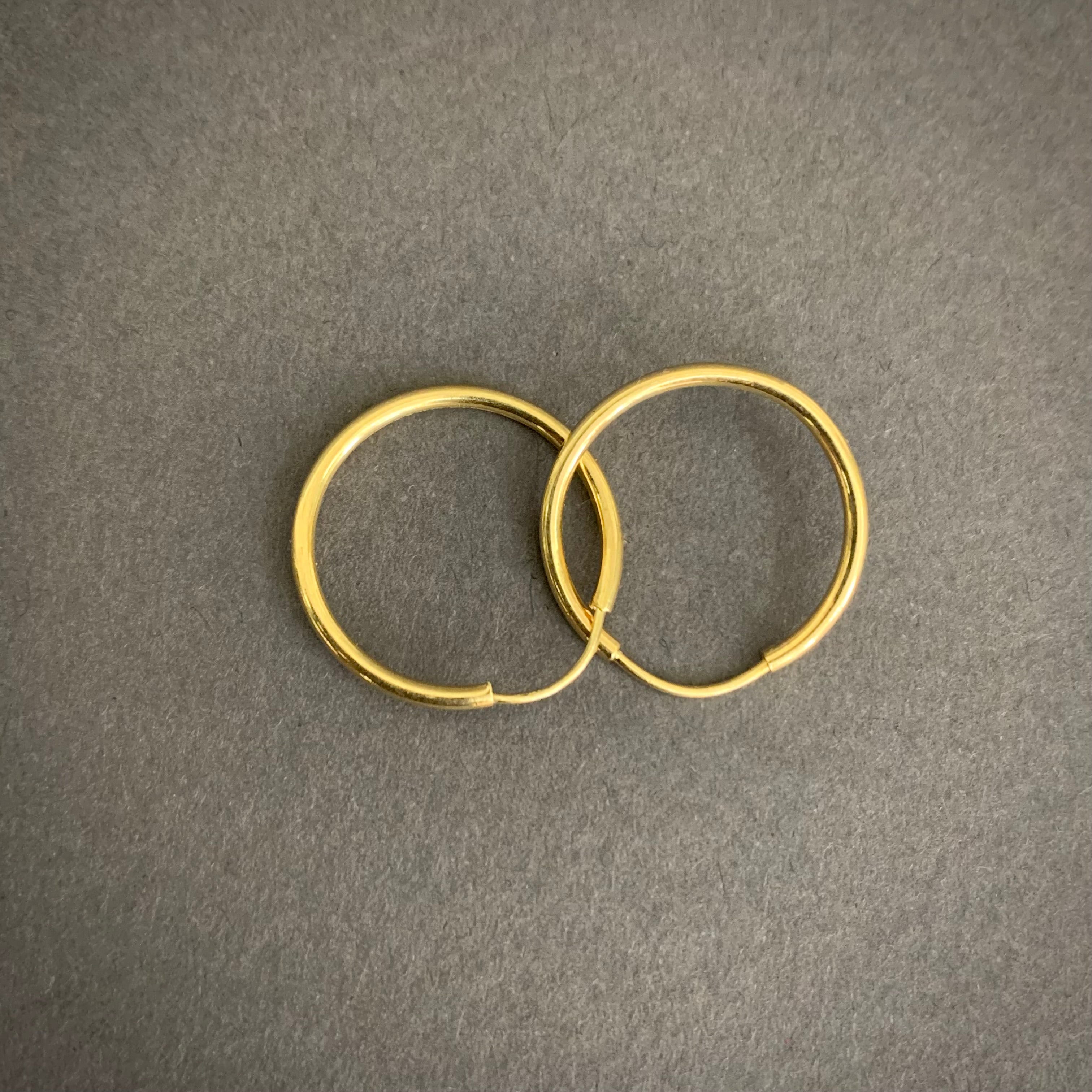 Candongas Imperdibles 1.2gr / 1.9cm / Oro Amarillo L720 18K