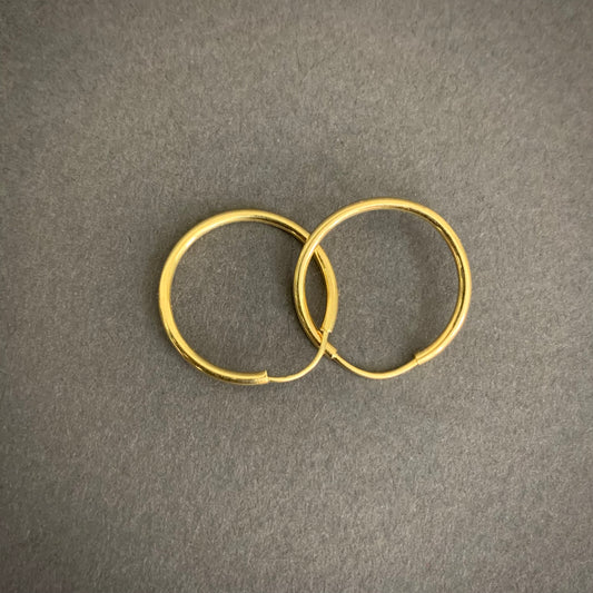 Candongas Imperdibles 1.2gr / 1.9cm / Oro Amarillo L720 18K