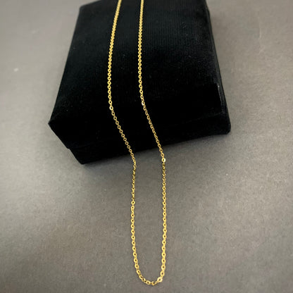 Cadena Aro Seguido 1.57gr / 50cm / 1.27mm Oro Amarillo L750 +1 18K