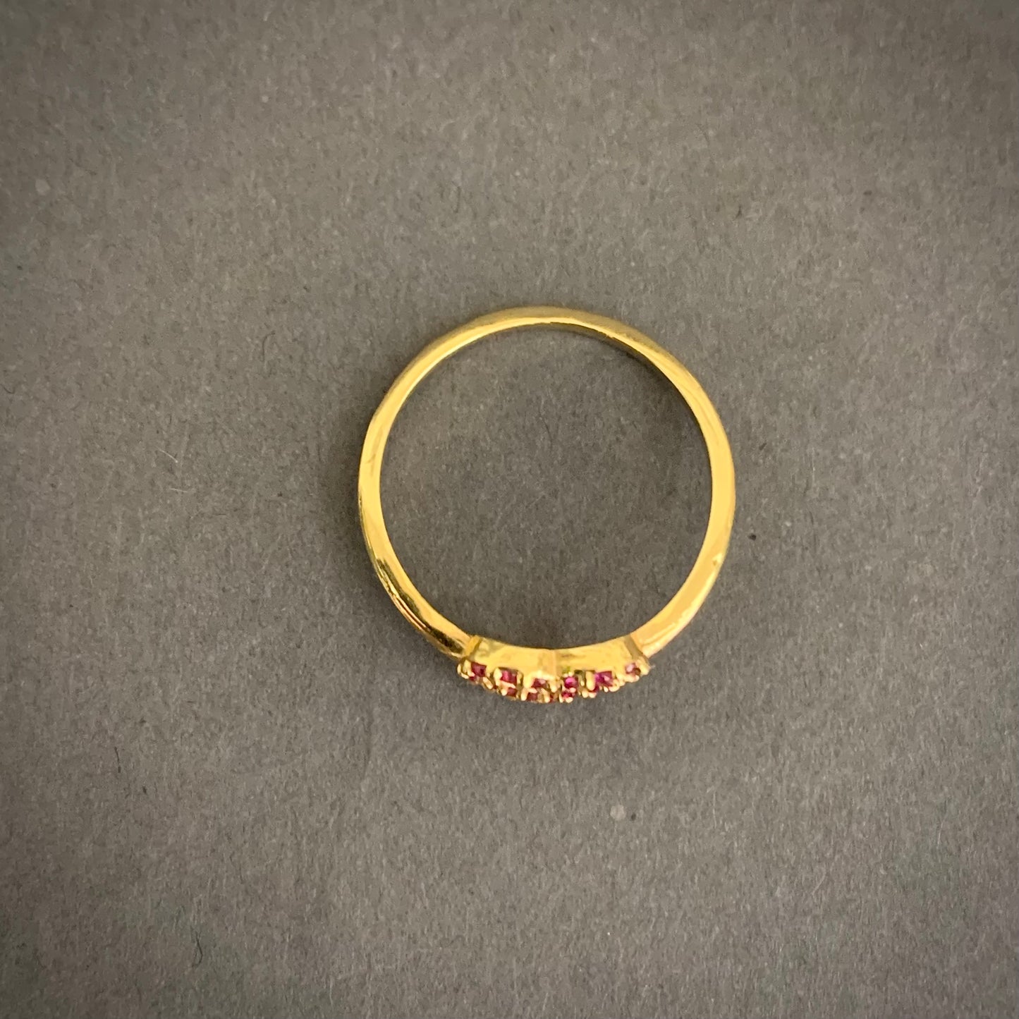 Anillo Corazon 1.3gr / T5 3/4 / 1.2mm Oro Amarillo L720 18K