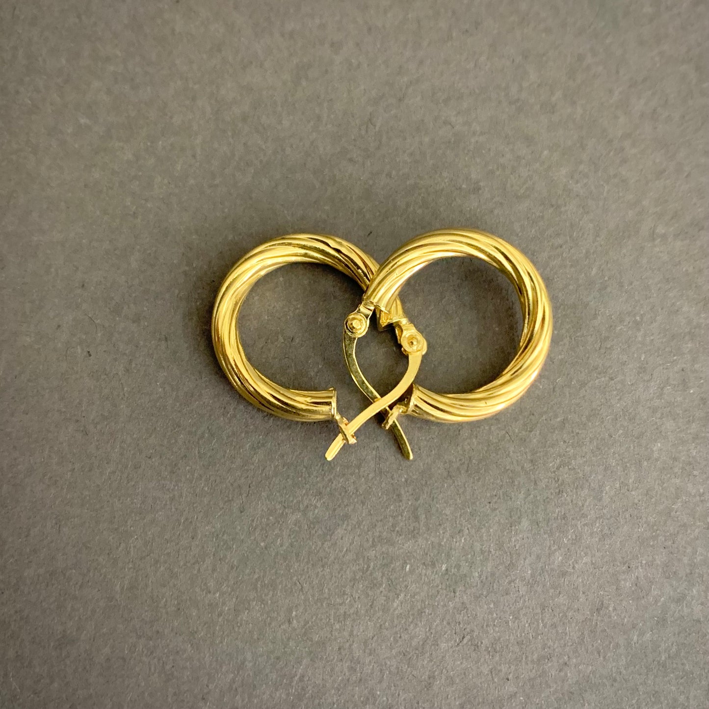 Candongas Entorchada 1.72gr / 1.9cm / Oro Amarillo L720 18K