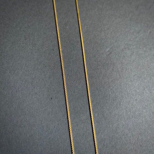 Cadena Veneciana 1.01gr / 45cm / 0.54mm Oro Amarillo L750 +3 18K