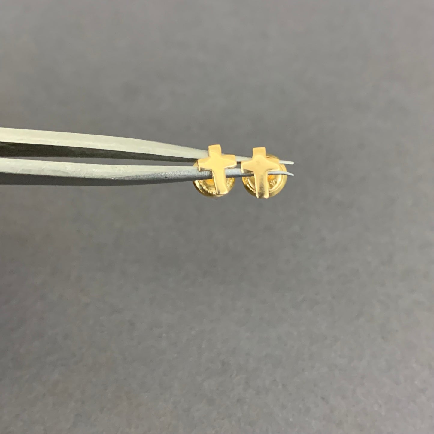 Topos Cruz Lisa 0.58Gr / 5.8Mm Oro Amarillo L720 18K