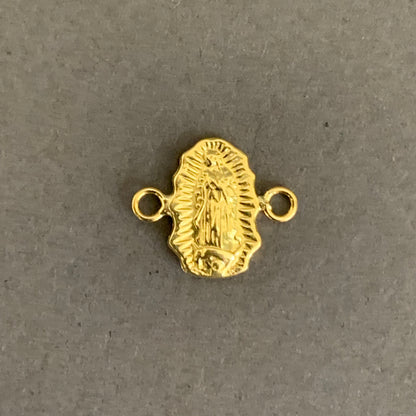 Herraje Virgen Guadalupe Silueta 0.5gr / 14mm Oro Amarillo L720 18K