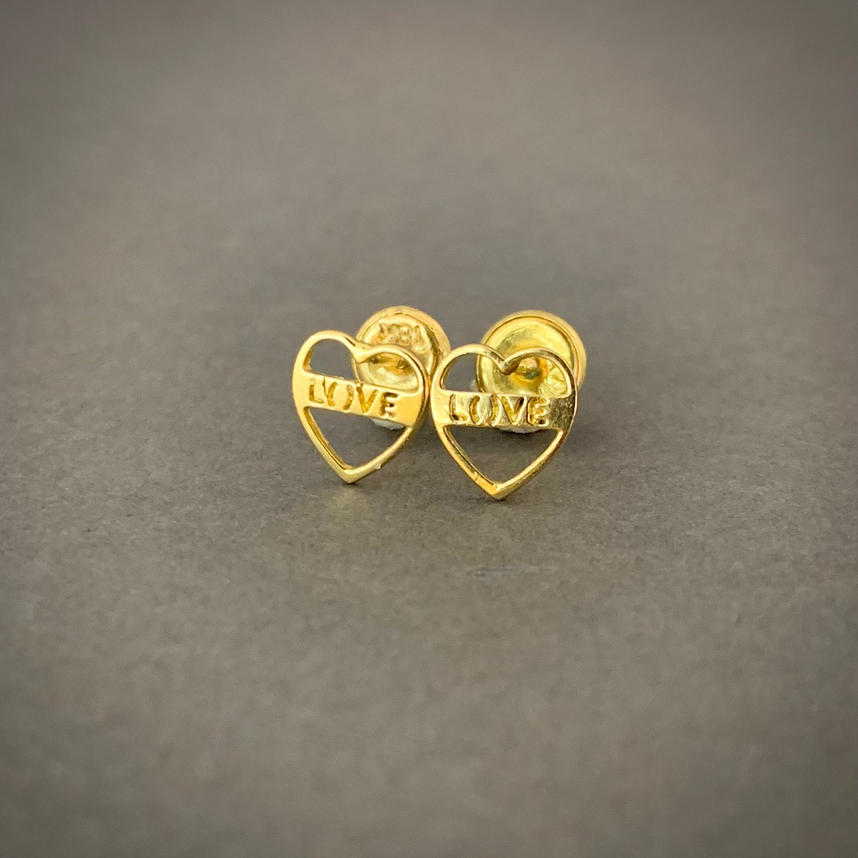 Topos Corazon Love 1.02gr / 7.5mm Oro Amarillo L720 18K