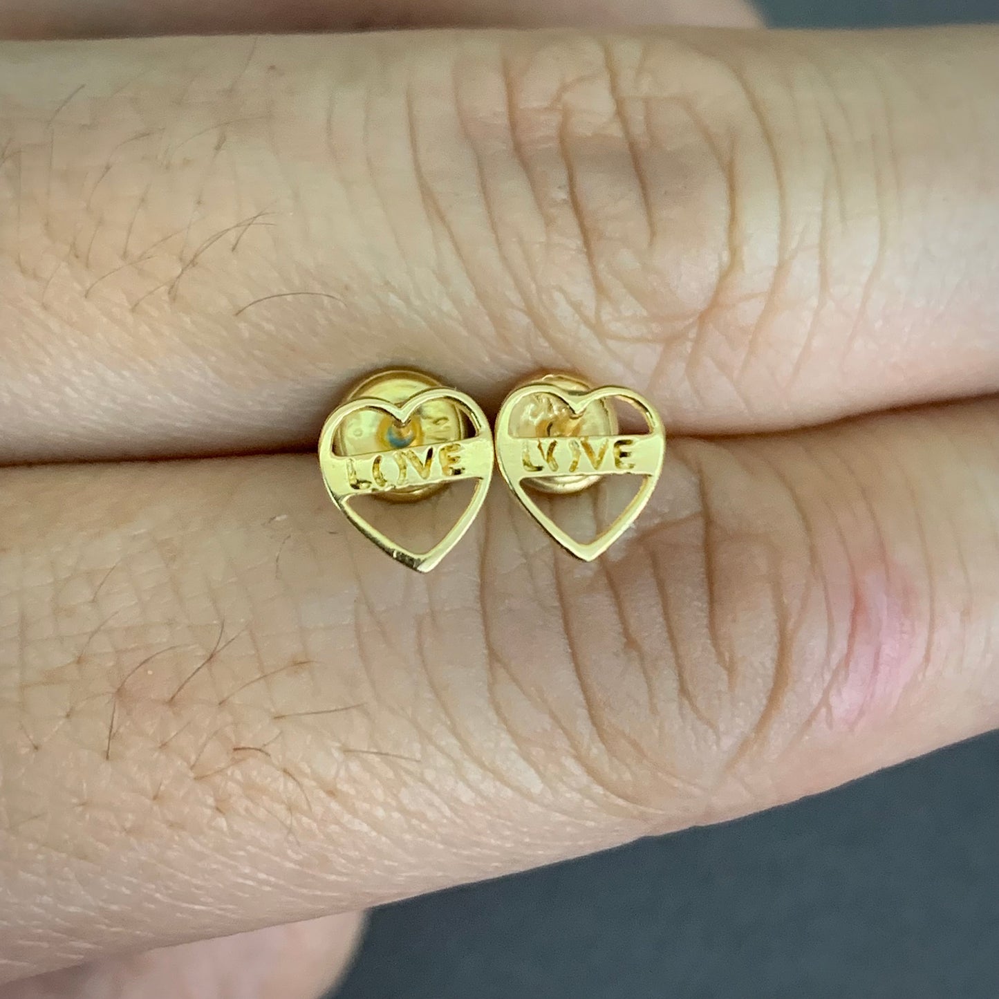 Topos Corazon Love 1.02gr / 7.5mm Oro Amarillo L720 18K