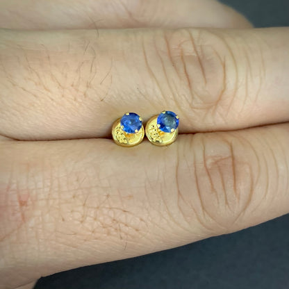 Piedra Preciosa Topos Zafiro 40Pts 0.45gr / 3.4mm Oro Amarillo L720 18K