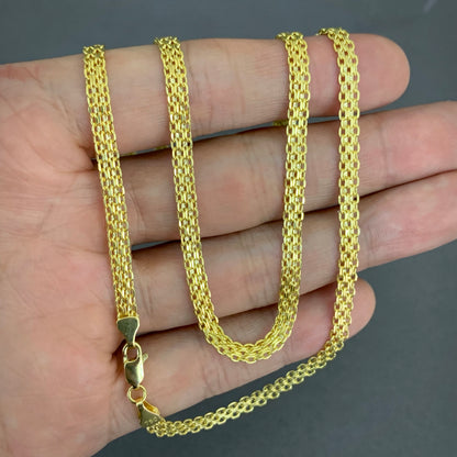 Cadena China 8.45gr / 60cm / 4.22mm Oro Amarillo L750 +0 18K