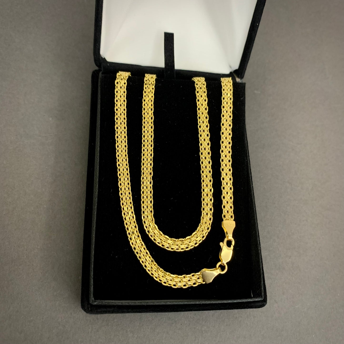 Cadena China 8.45gr / 60cm / 4.22mm Oro Amarillo L750 +0 18K
