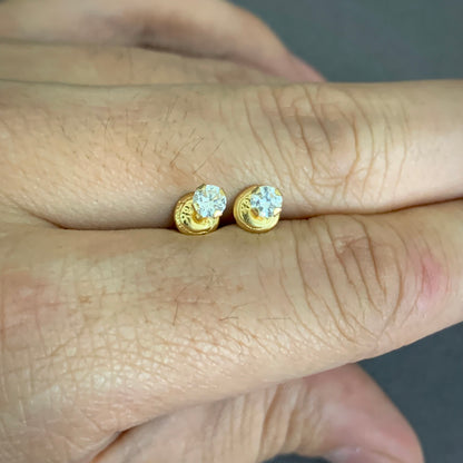 Topos Diamantes 0.51gr / 32pts Oro Amarillo L720 18K