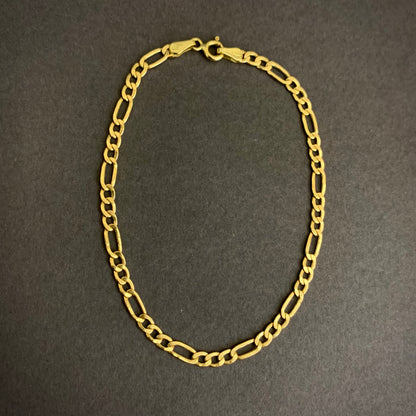 Pulso 3x1 1.68gr / 19cm / 3.4mm Oro Amarillo L750 +1 18K