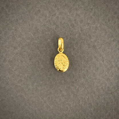 Dije Virgen Del Carmen 0.33gr / 1.5cm / Oro Amarillo L720 18K