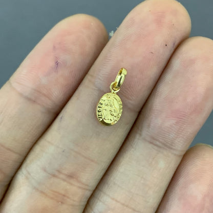 Dije Virgen Del Carmen 0.33gr / 1.5cm / Oro Amarillo L720 18K