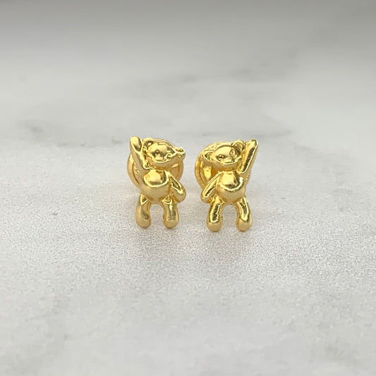Topos Oso Mano Alzada 0.61Gr / 8.2Mm Oro Amarillo L720 18K