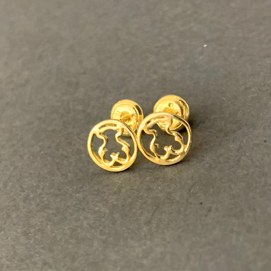 Topos Silueta Redonda Ts 0.88Gr / 7.3Mm Oro Amarillo L720 18K
