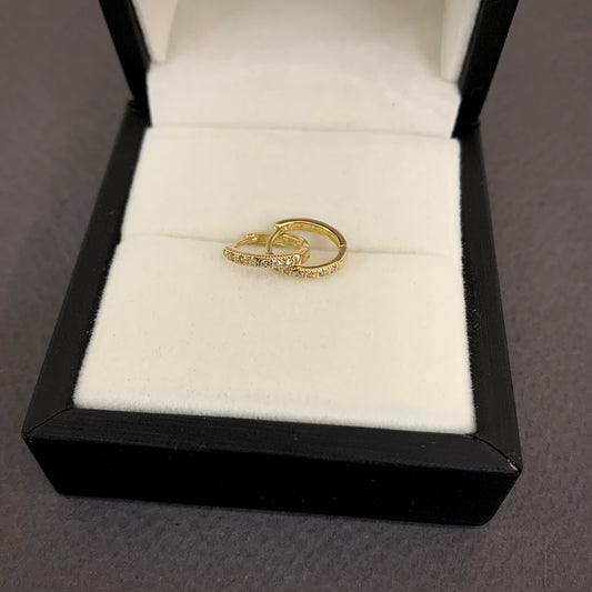 candongas Swarovski blanco