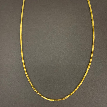 Cadena Franco 3.37gr / 45cm / 1.55mm Oro Amarillo L750 +1 18K