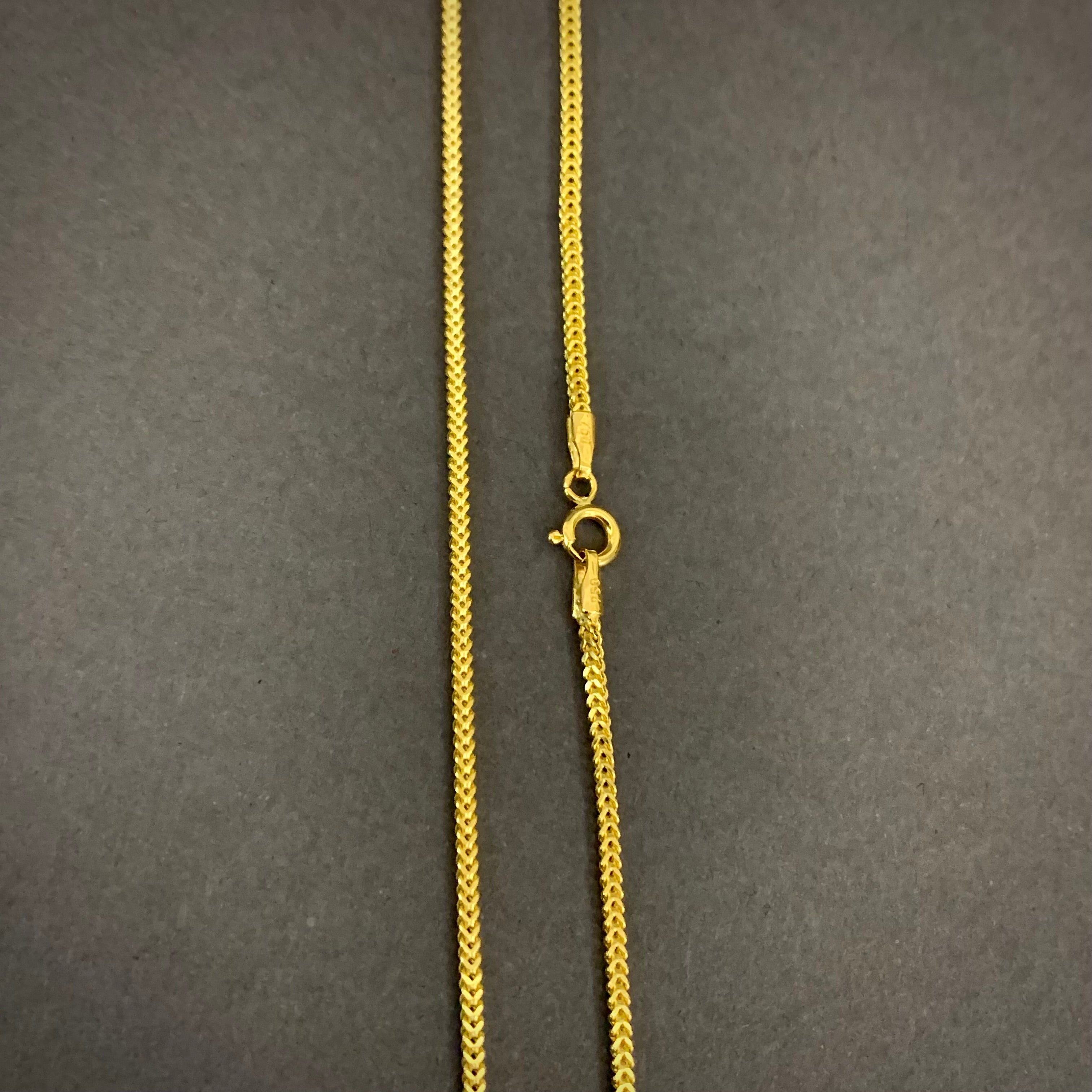 Cadena Franco 3.37gr / 45cm / 1.55mm Oro Amarillo L750 +1 18K
