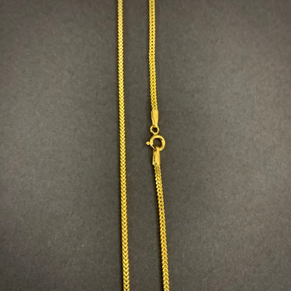 Cadena Franco 3.37gr / 45cm / 1.55mm Oro Amarillo L750 +1 18K