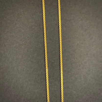 Cadena Mini China 1.55gr / 45cm / 1mm Oro Amarillo L750 +0 18K