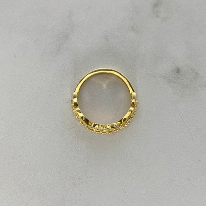 Anillo 15S Casting 3.04Gr / T6 3/4 / 2Mm Oro Amarillo L720 18K