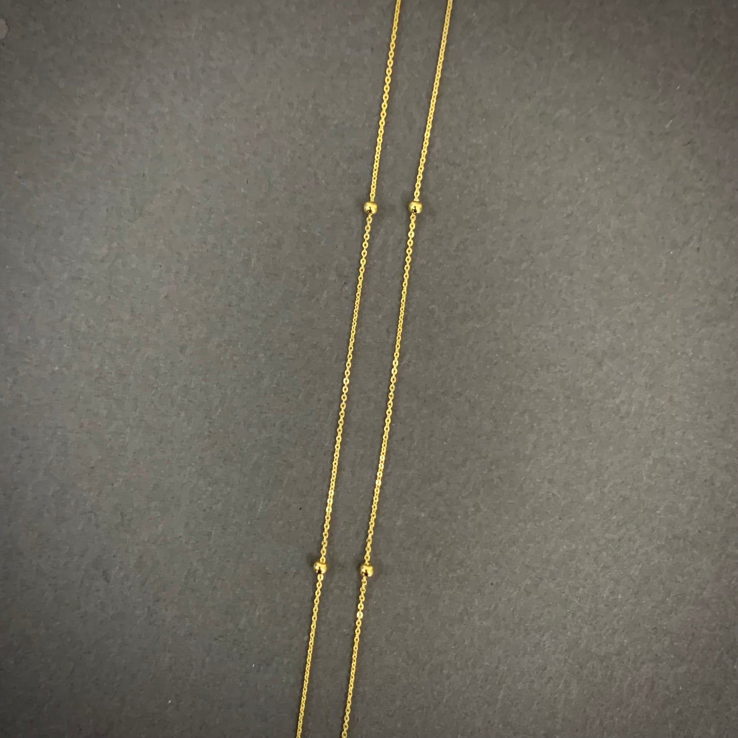 Cadena Aro Seguido Balines 1.25gr / 45cm / 2mm Oro Amarillo L750 +3 18K
