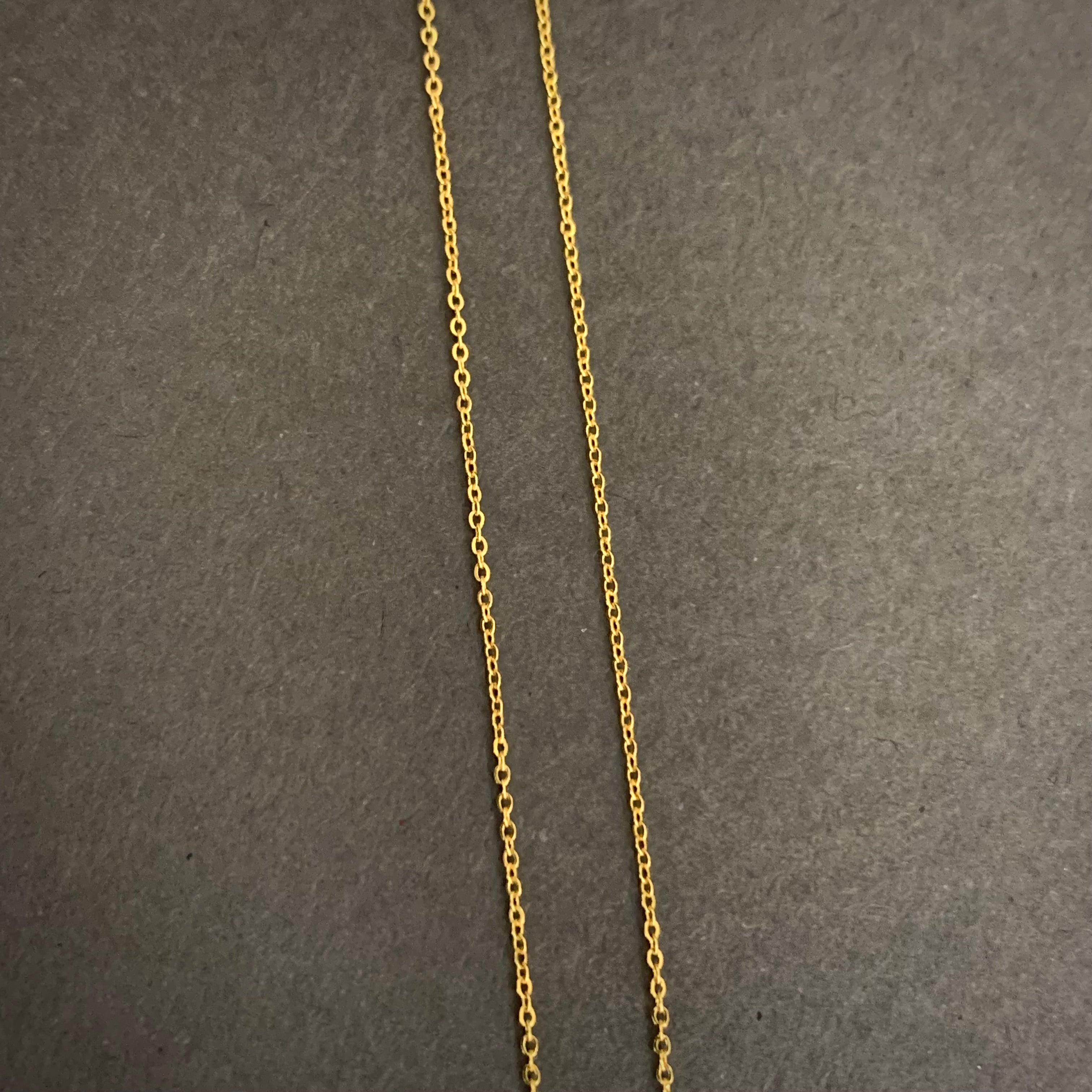 Cadena Aro Seguido 0.85gr / 50cm / 0.8mm Oro Amarillo L750 +2 18K