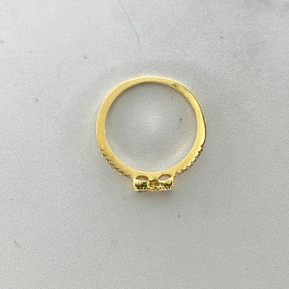 Anillo Moño Circones 1.67Gr / T6 / 1.3Mm Oro Amarillo L720 18K
