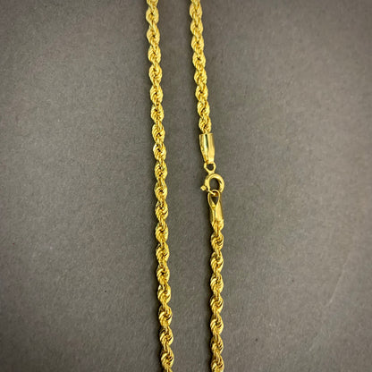 Cadena Lazo 4.5gr / 50cm / 2.75mm Oro Amarillo L750 +1 18K