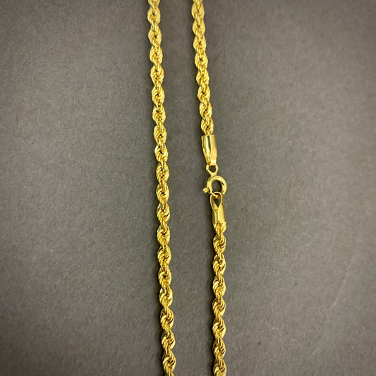 Cadena Lazo 4.5gr / 50cm / 2.75mm Oro Amarillo L750 +1 18K