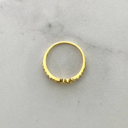 Anillo Dios Circones 1.71Gr / T6 1/2 / 1.7Mm Oro Amarillo L720 18K