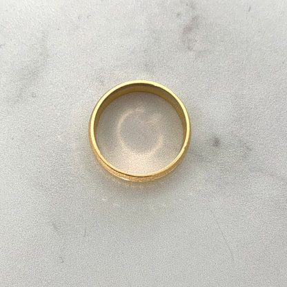 Argolla 3.1Gr / T6 1/2 / 5.4Mm Tres Oros L720 18K