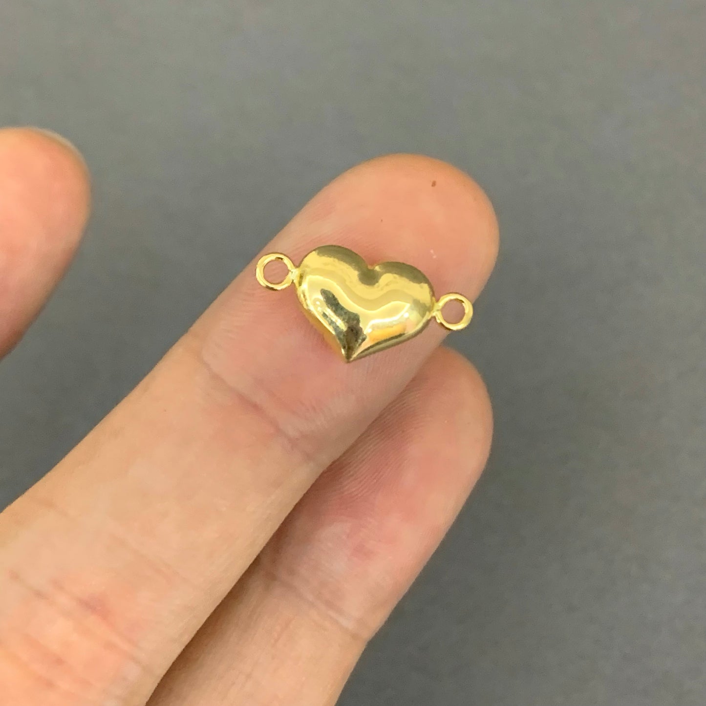 Herraje Corazon 0.61Gr / 9.7Mm Oro Amarillo L720 18K