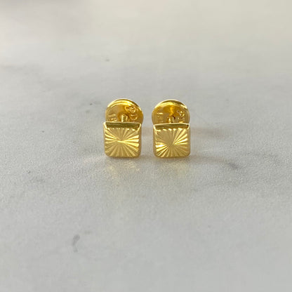 Topos Cuadro Diamantado 0.56Gr / 5.2Mm Oro Amarillo L720 18K