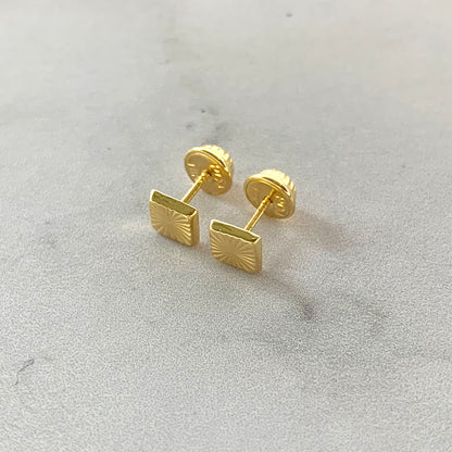 Topos Cuadro Diamantado 0.56Gr / 5.2Mm Oro Amarillo L720 18K