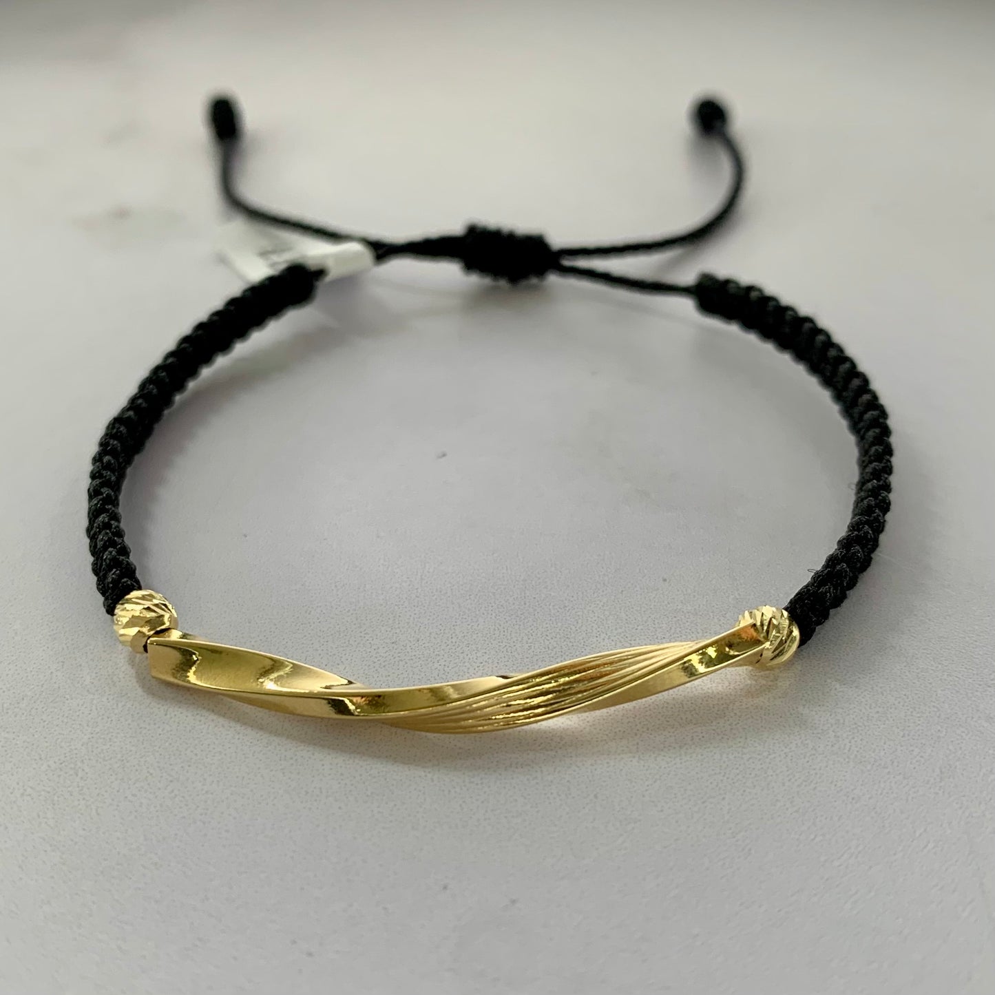 Pulsera Herraje Tubo Entorchado 0.71Gr Oro Amarillo L720 18K